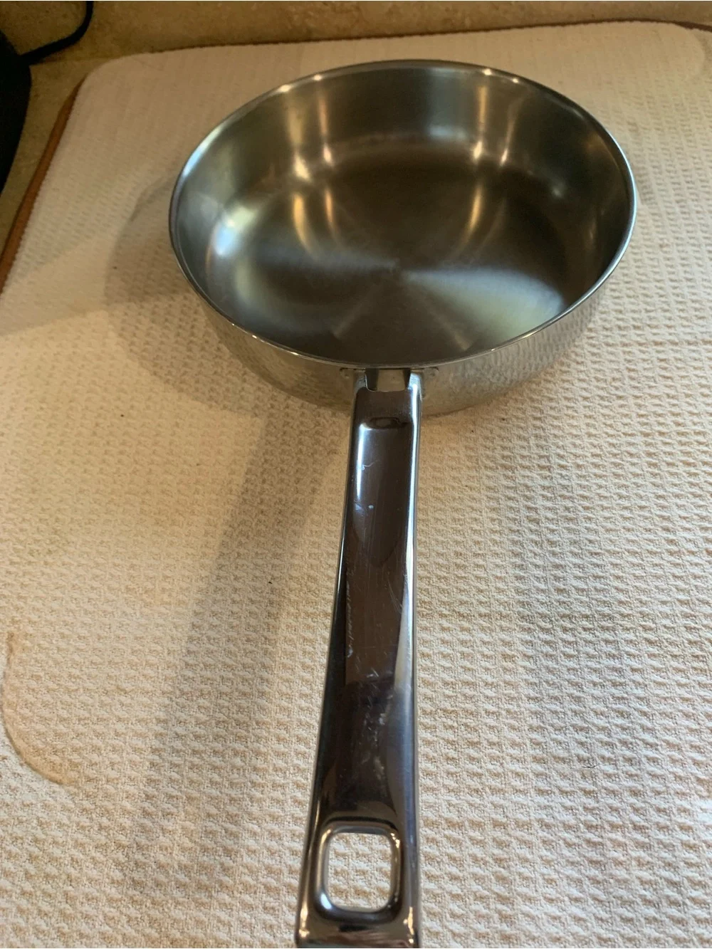 Title: Vintage Farberware 8.5” Stainless Steel Fry Pan No. 6 Made in USA